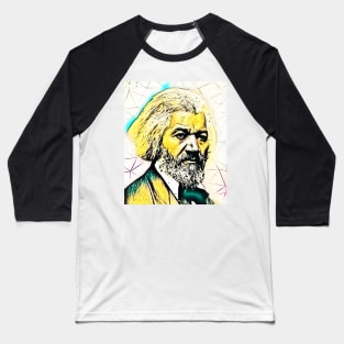 Frederick Douglass Portrait | Frederick Douglass Artwork 2 Baseball T-Shirt